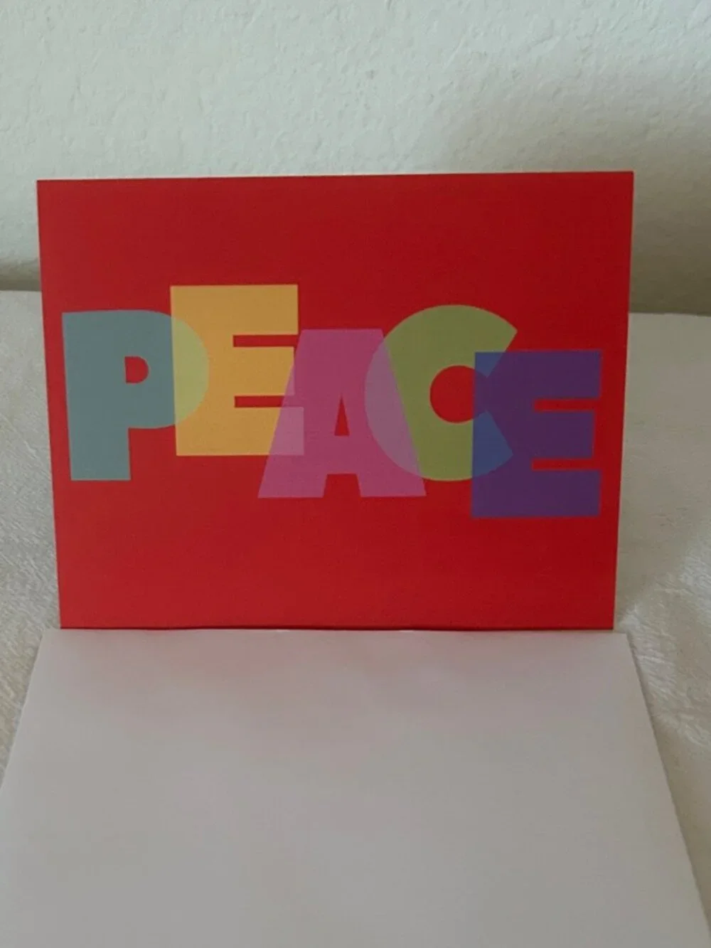 10 Peace Globe Greeting Cards with 10 Matching Envelopes